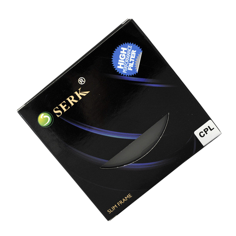 SERK Super Slim CPL Circular Polarizing Filter ขอบบาง ขนาด 37 40.5 46 49 52 55 58 62 67 72 77 82 mm.