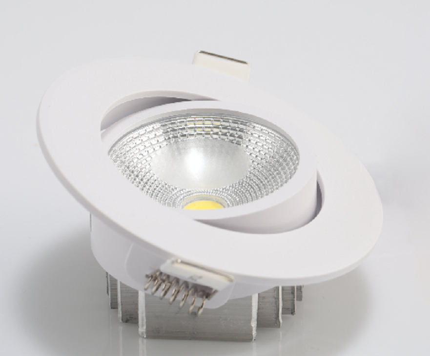 EVE ไฟดาวน์ไลท์ COB LED 5W ขนาด 3 นิ้วไฟปรับองศาได้ แสงขาว แสงส้ม 1ตัว
