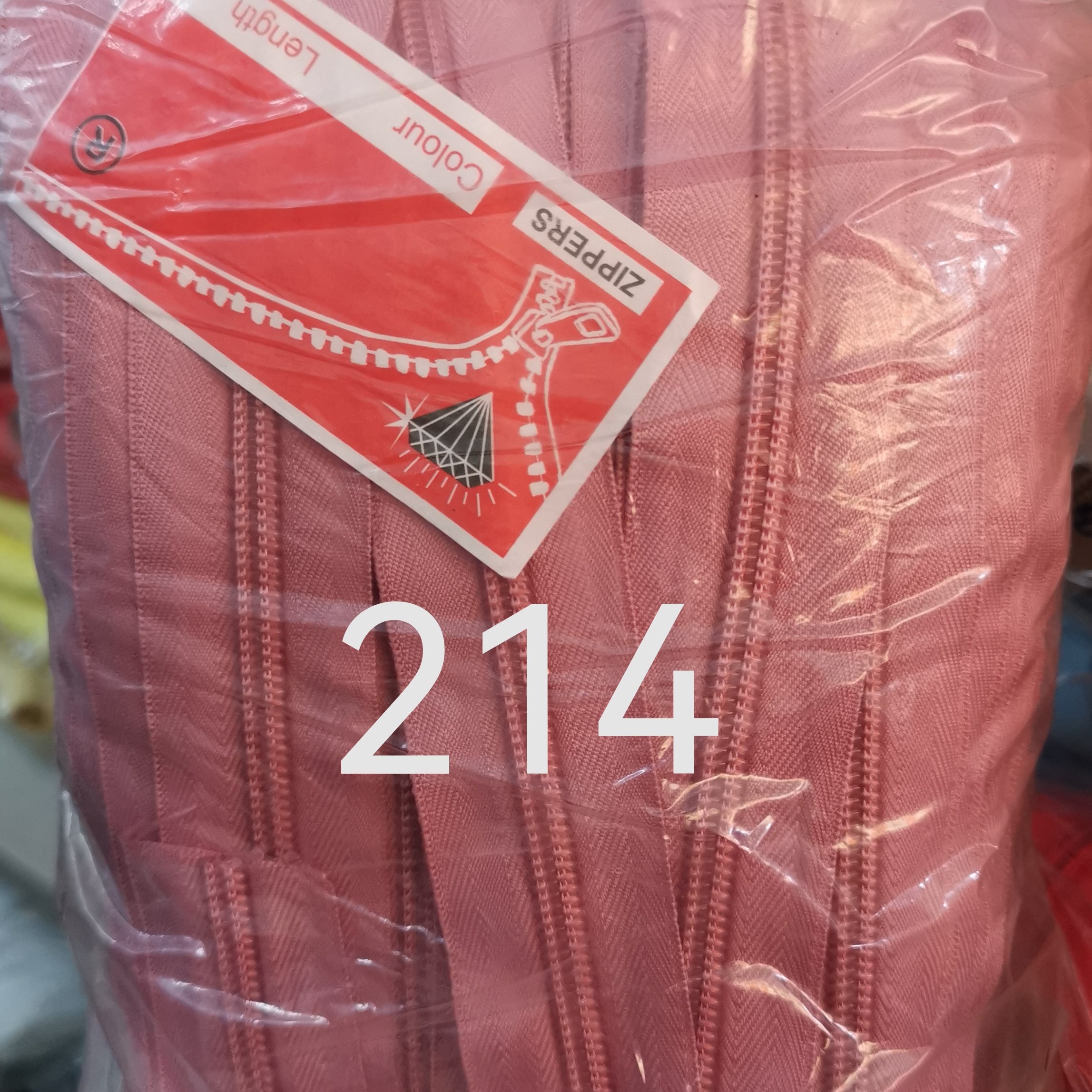 #5 ซิป214กลีบบัว 10 เมตร