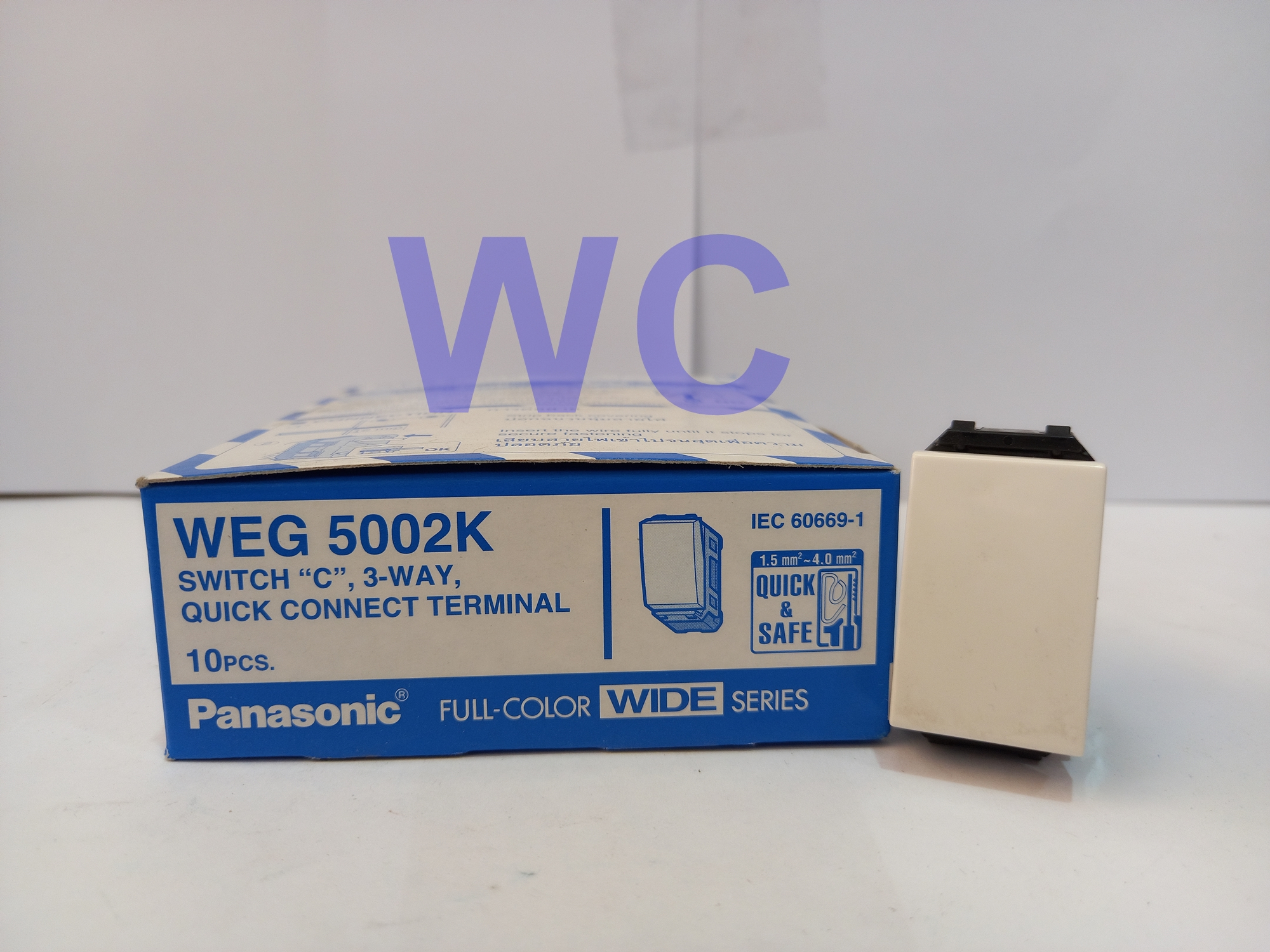 Panasonic สวิทซ์ทางเดียว 3ทาง WEG5002K WEG5001K สวิทซ์ พานาโซนิค wideseries
