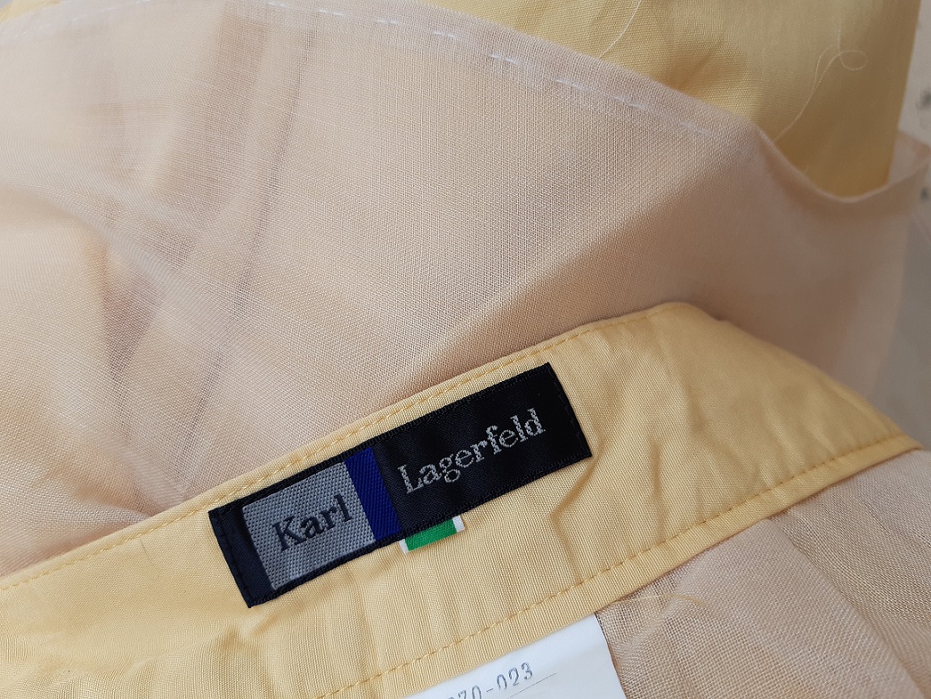 กระโปรงสีเหลือง แบรนด์ Karl Lagerfeld
