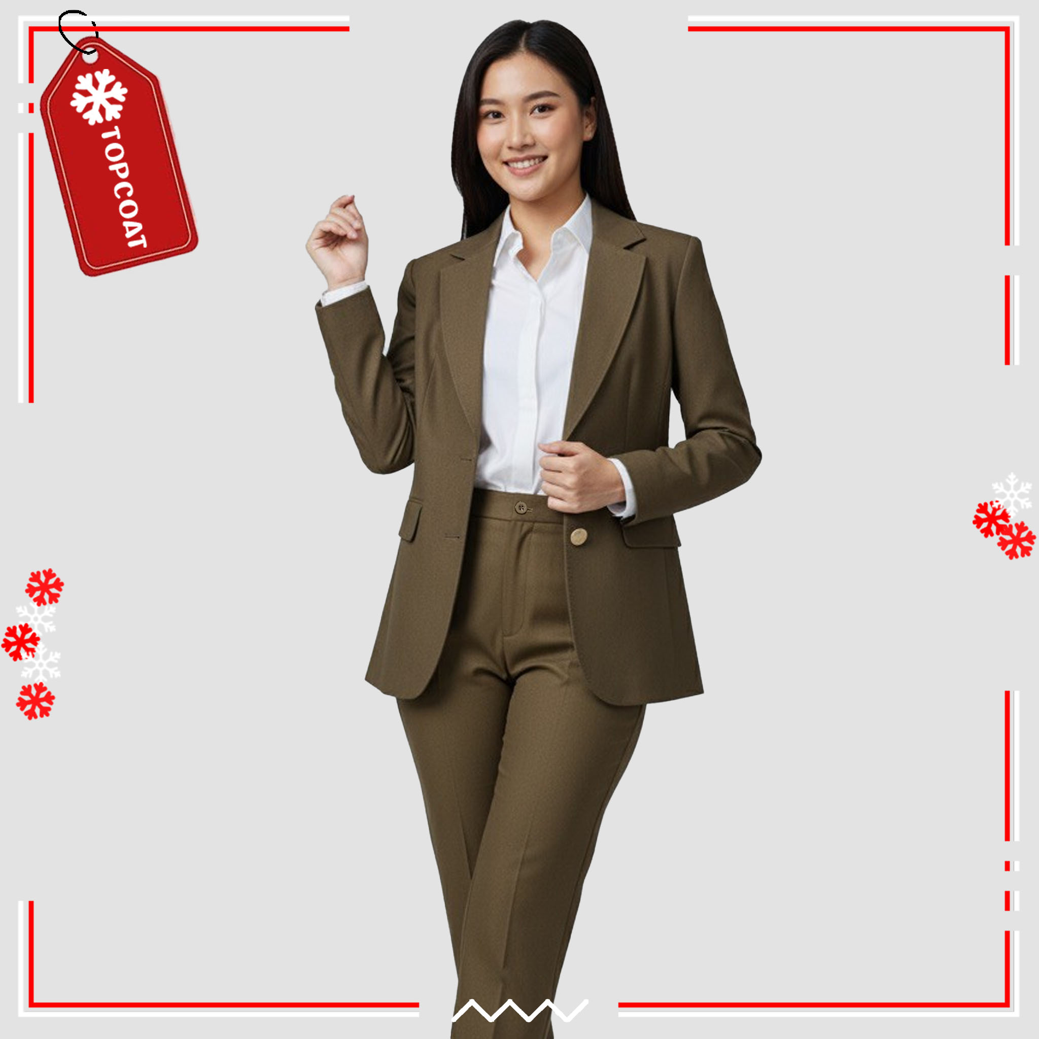 ชุดสูทเข้ารูป (Opulence) กางเกงขาากระบอกเล็ก การตัดเย็บได้มาตรฐาน ผ้านิ่ม อยุ่ทรง