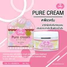 Pure Cream by Jellys ครีมเจลลี่ หัวเชื้อผิวขาว บรรจุ กระปุกละ 30 กรัม
