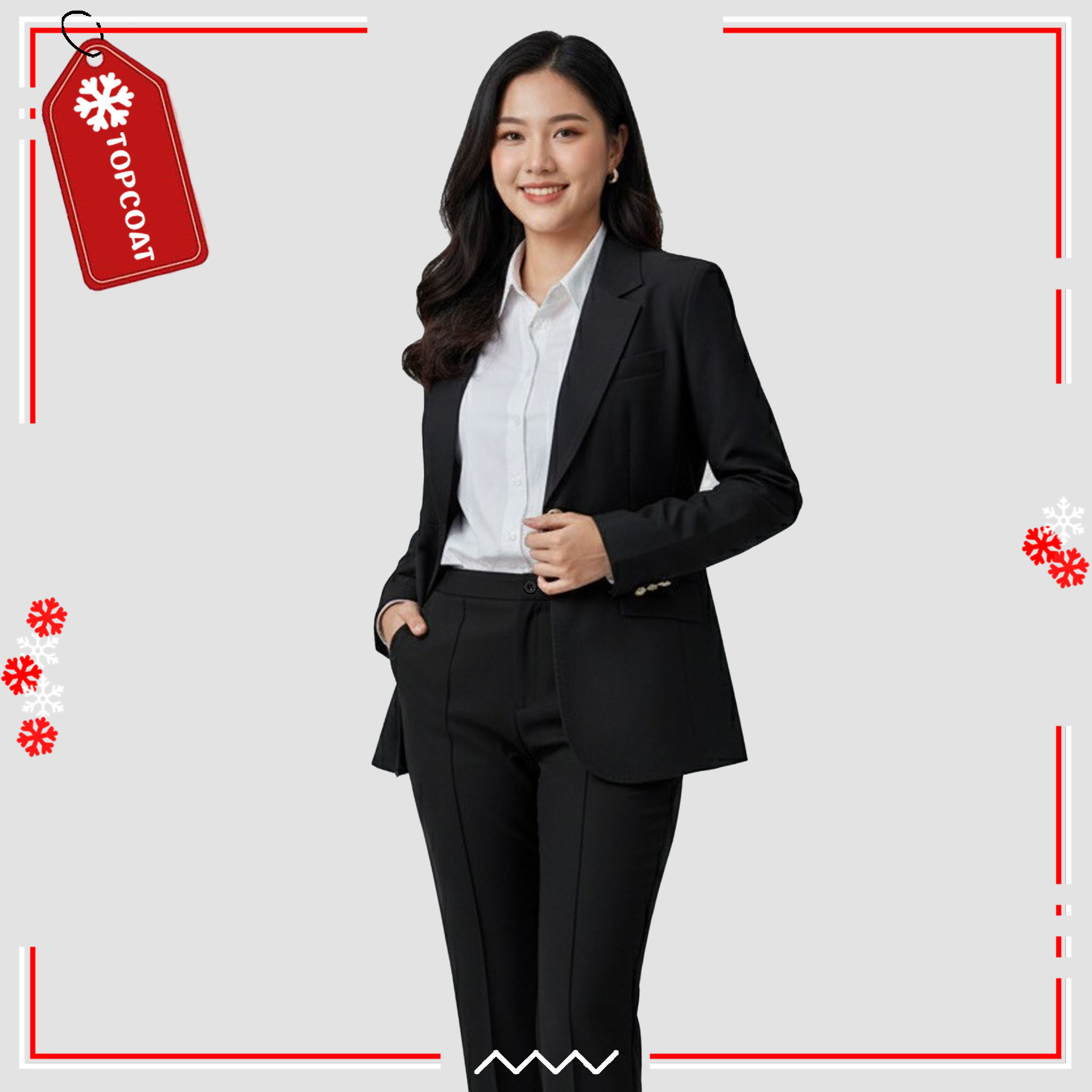 ชุดสูทเข้ารูป (Opulence) กางเกงขาากระบอกเล็ก การตัดเย็บได้มาตรฐาน ผ้านิ่ม อยุ่ทรง