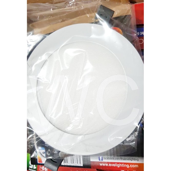 EVe ดาวไลท์แอลอีดี ขนาด 6 นิ้ว 12W ยี่ห้อEVE ขาวหรือส้ม LED Dowmlight ทรงกลม โคมไฟฝั่งฝ้าLED
