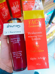 FACY Gemstone Hyaluronic Whitening Toner Lotion เฟซี่ ไฮยาลูรอนนิค ไวท์เทนนิ่ง โทนเนอร์ โลชั่น (100g.)