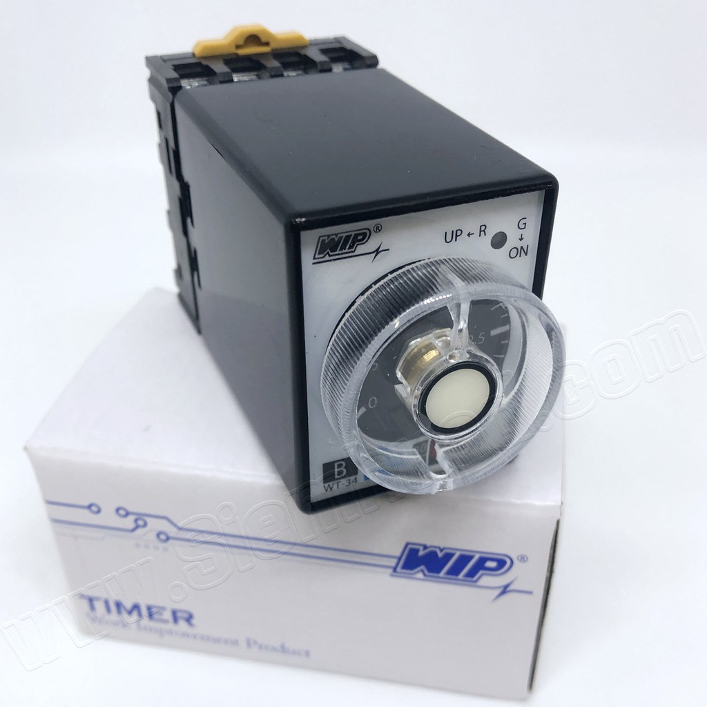 Timer (ไทม์เมอร์) WIP รุ่น24VDC ไทร์ D ทามเมอร์ Multi Range Timer ON delay