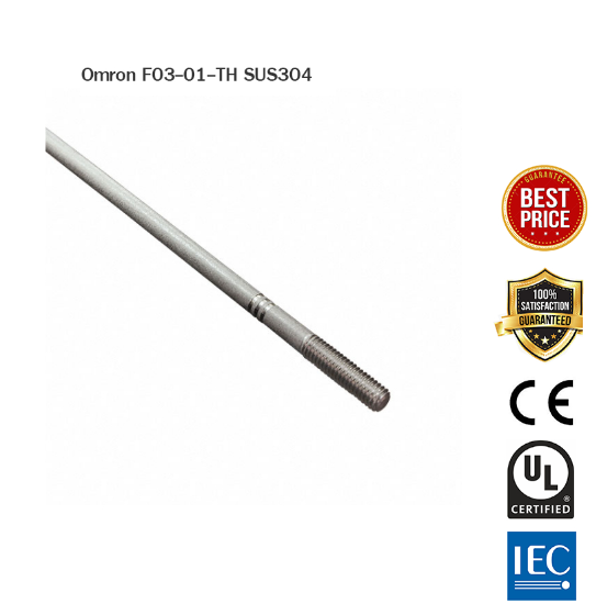Omron F03-01-TH SUS304 แท่งอิเล็คโทรด ประเภทของเหลว น้ำปกติ น้ำในโรงงานอุตสาหกรรม น้ำโสโครก