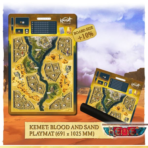 Kemet: Blood and Sand: Playmat