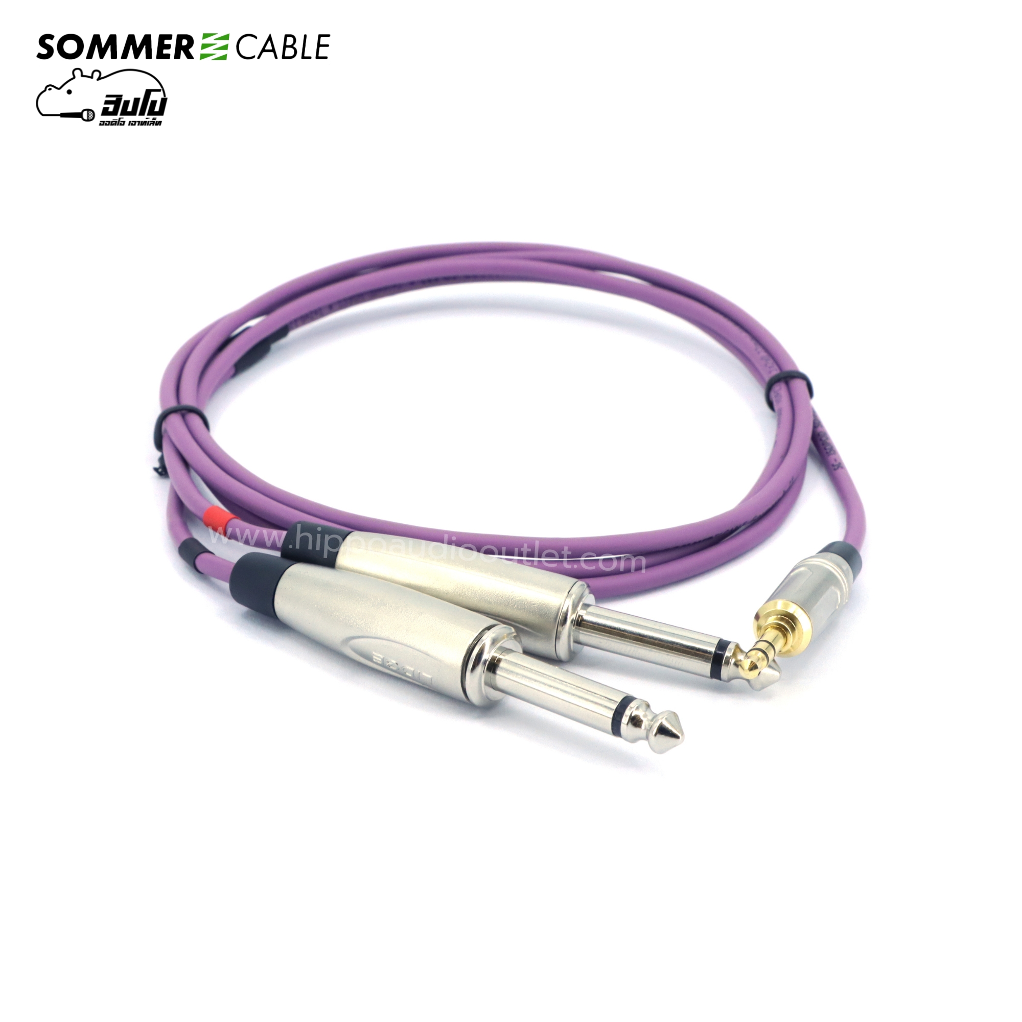 สาย SOMMER 3.5TRS 6.35 TSx2 SC B5 1.5 PUR(สีม่วง) (SP1)