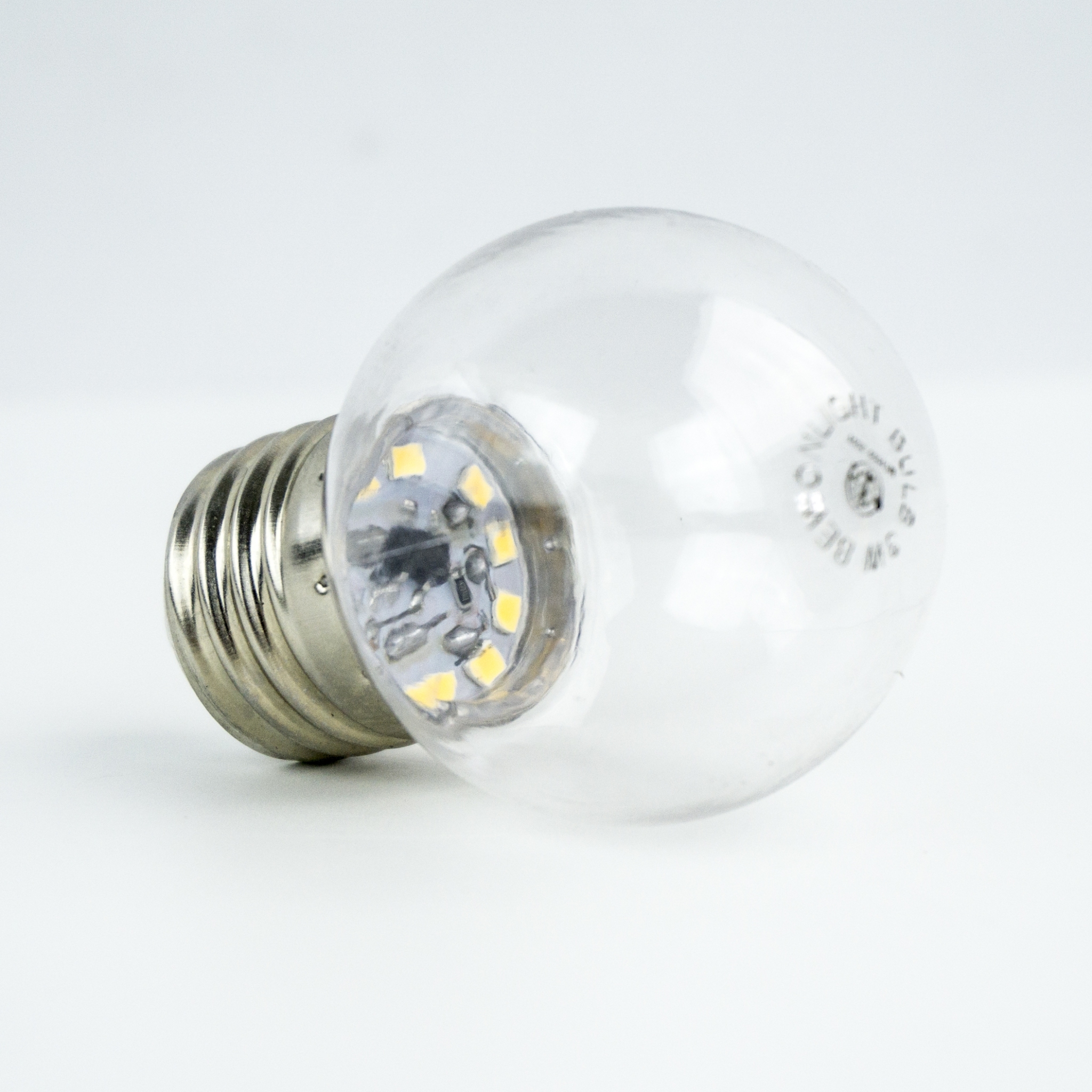 หลอดปิงปองLED 3W ขัวเกลัยว E27 ไฟปิงปอง แบบใส หลอดแอลอีดี 1หลอด