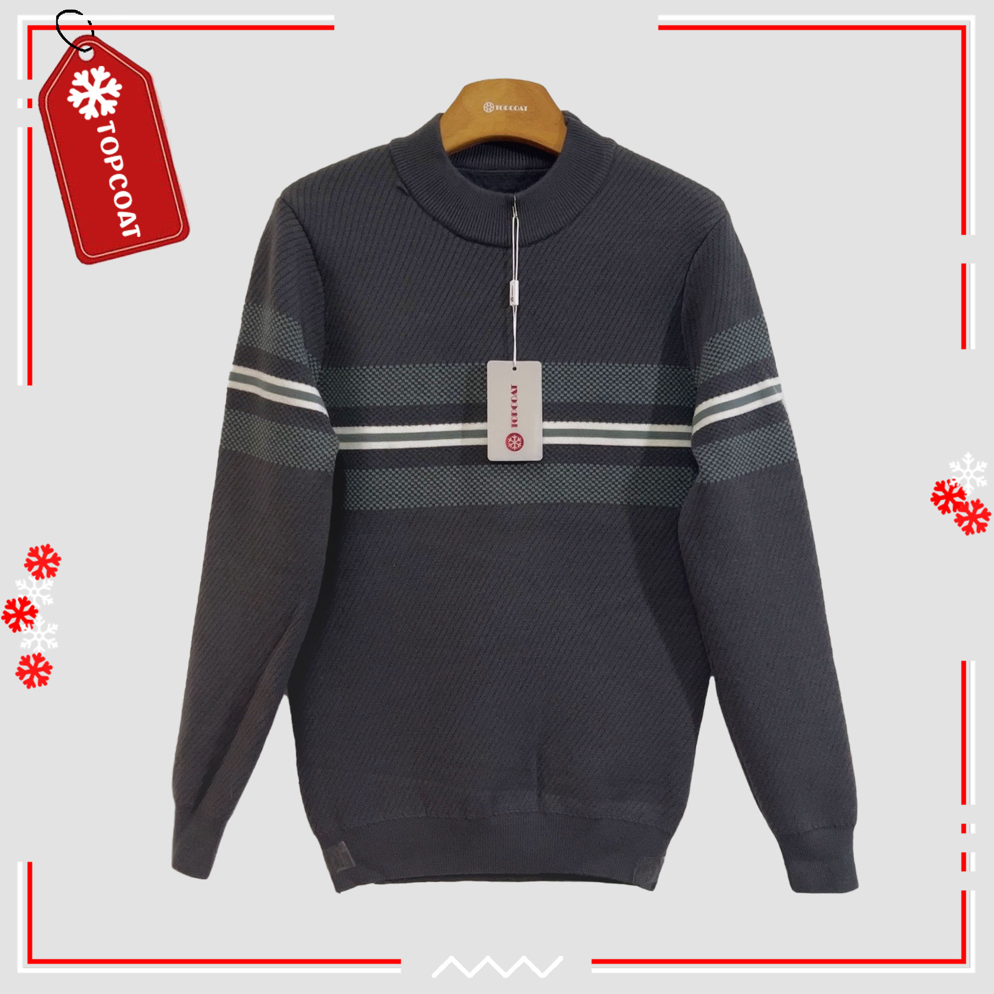 เสื้อกันหนาวบุขนคอปีน จั้มเเขน จั้มเอว ใส่ได้ในอุณหภูมิสูงสุด 0 องศา Unisex