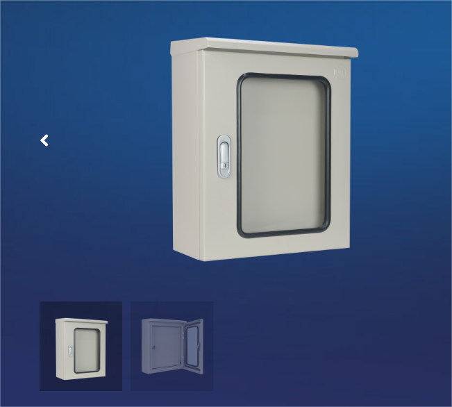 KJL ตู้เหล็กไฟฟ้า รุ่น KBJG ตู้ไฟสวิทซ์บอร์ด แบบกันน้ำกันฝุ่น ฝา2ชั้น เบอร์ 1 -7 มีหลังคา ฝานอกกระจก