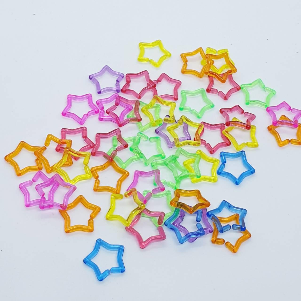 โซ่ดาวใสคละสี