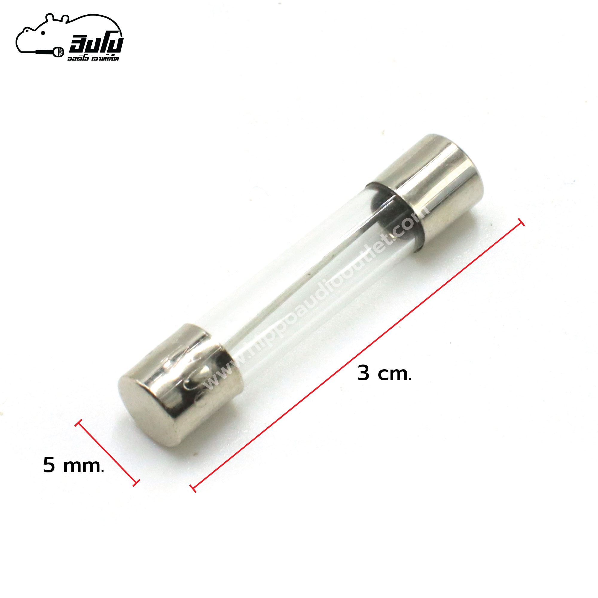 ฟิวส์หลอดแก้วยาว 30มม. 20A (SP1)