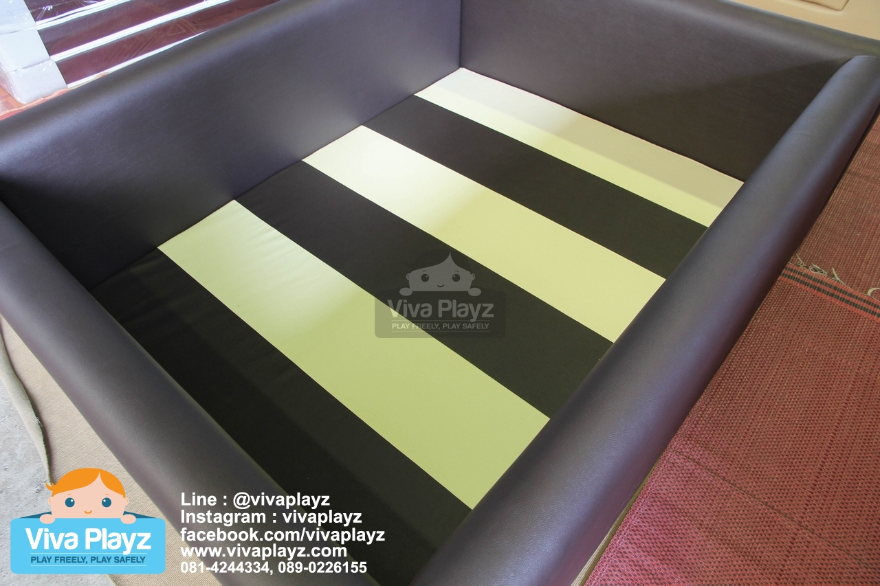 คอกกันกระแทก สีน้ำตาลเข้ม ขนาด6ฟุต