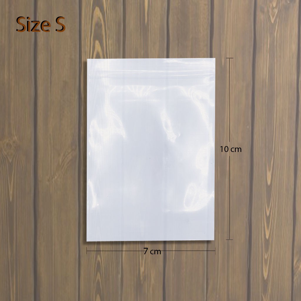 ZiplockBags : ถุงซิปล็อคใส S , M , L