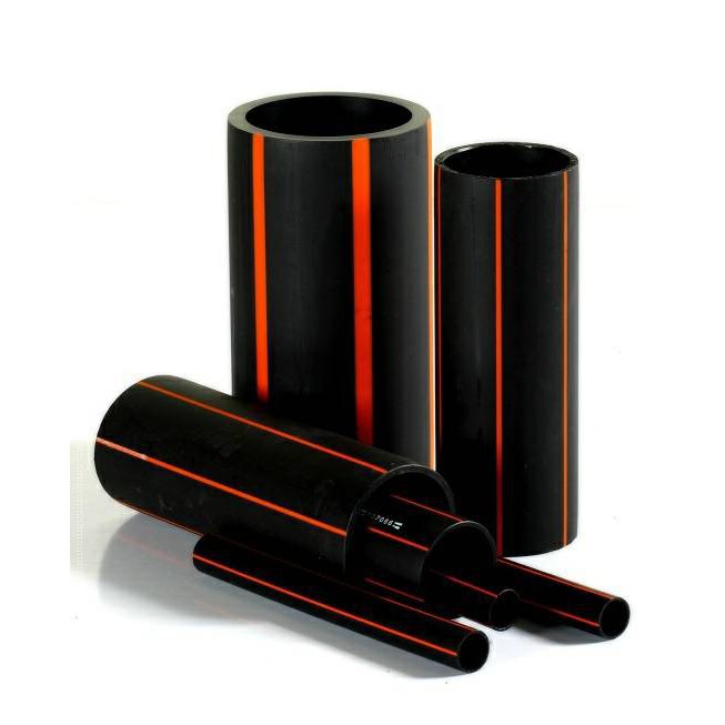 ท่อร้อยสายไฟ HDPE คาดส้ม 1นิ้ว ความยาว 50เมตร 32mm ท่อฝั่งงดิน มาตรฐานการไฟฟ้า TGG ท่อฝั่งดิน