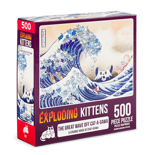 [Puzzle] Exploding Kitten: The Great Wave off Cat-a-gawa