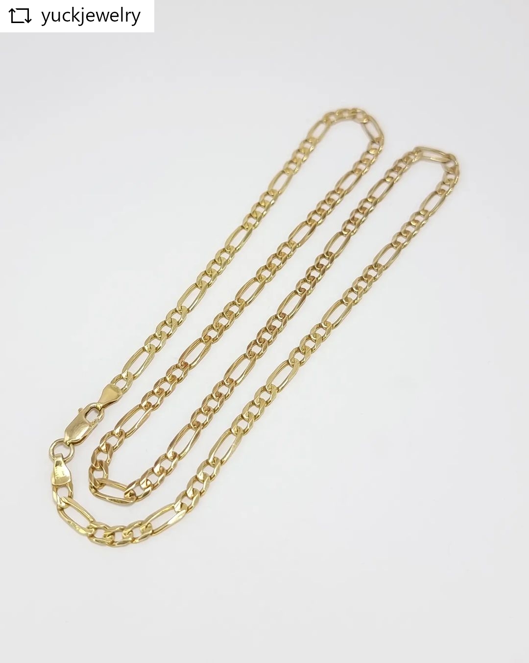 🚫ปิดการขาย(SoIdOut)🚫สร้อยคอทองคำ 18K งานนอก ความยาว 21.3 นิ้ว (54ซม) กว้าง 4 มิล สภาพสวยใหม่ ไม่มีซ่อม น้ำหนัก 16.71 กรัม