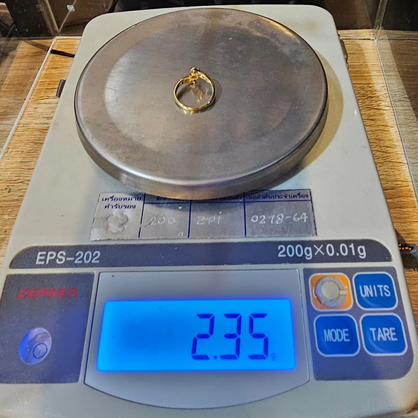 🚫ปิดการขาย(SoIdOut)🚫 แหวนทองคำ 18K เพชรเกสร 20 ตัง 1 เม็ด 5 ตัง 2 เม็ด 4 ตัง 2 เม็ด 3 ตัง 2 เม็ด 2 ตัง 4 เม็ด รวม 52 ตัง น้ำ 95 ความสะอาด vs1-2 ไซส์ 51 น้ำหนัก 2.35 กรัม