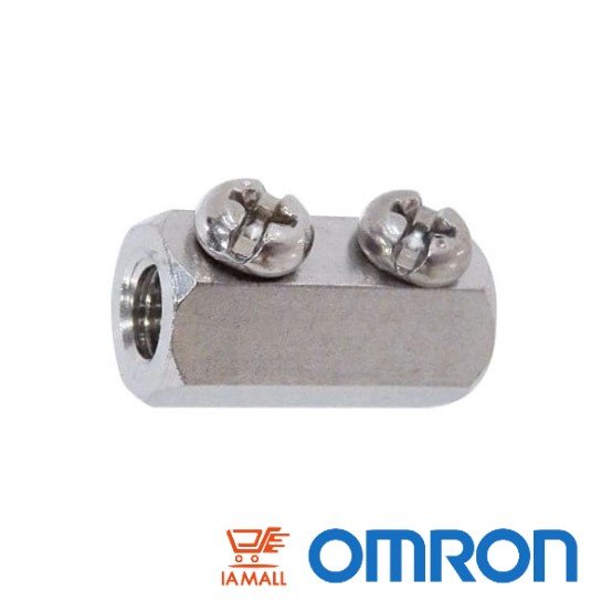 Omron Electrode Holder ข้อต่ออิเลคโตรด รุ่น F03-02 SUS304 ข้อต่อ อิเล็กโตรด ข้อต่อก้านอิเล็คโทรด Connecting Nuts F03 ต่อก้านอิเล็กโตรด