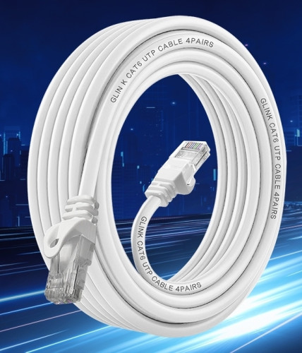 GLINK สายอินเตอร์เน็ตสำเร็จ สายแลนใสหัว พร้อมใช้งาน LAN CAT5 (ภายใน) สายสำเร็จ 3เมตร 5เมตร 10เมตร 15เมตร 20เมตร 30เมตร A1