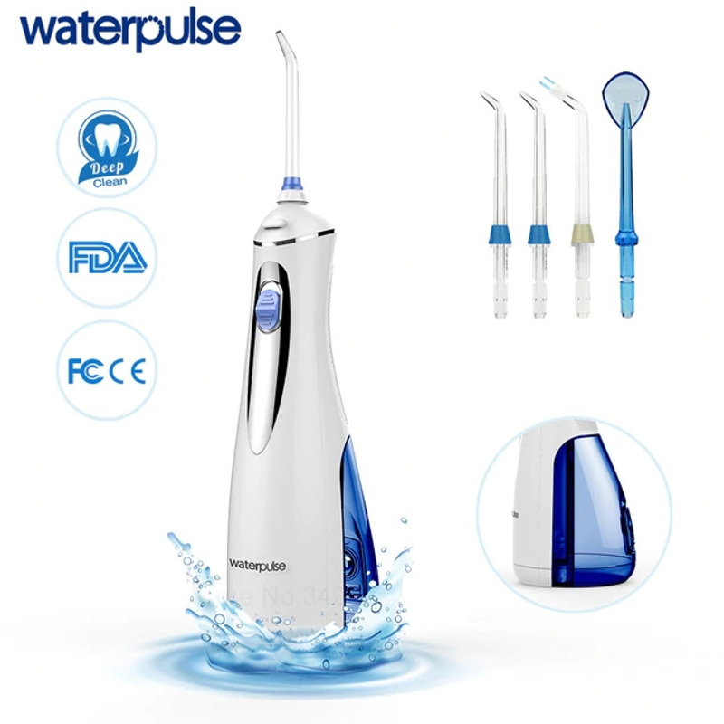Waterpulse V400 Dental Water Flosser Oral Irrigator Water Jet เครื่องฉีดน้ำ ทำความสะอาด ฟันและช่องปาก เหมาะสำหรับพกพา