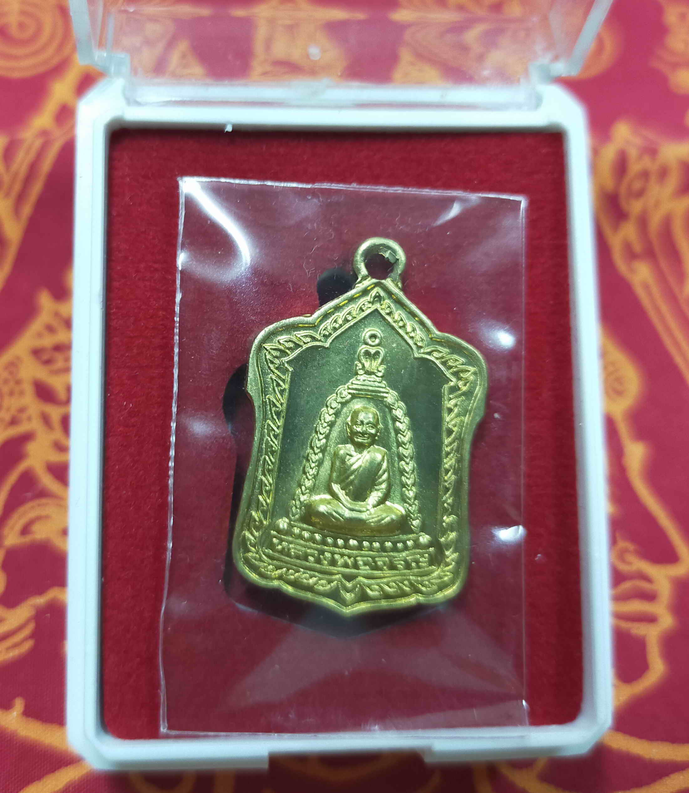 หลวงพ่อจรัญ ฐิตธมฺโม วัดอัมพวัน สิงห์บุรี เหรียญระฆังเล็ก รุ่นมหามงคล 7รอบ เนื้อสตางค์ พิมพ์เล็ก กล่องเดิม พระแท้ วัตถุมงคลดี โดย sukpra (ศุขพระ)