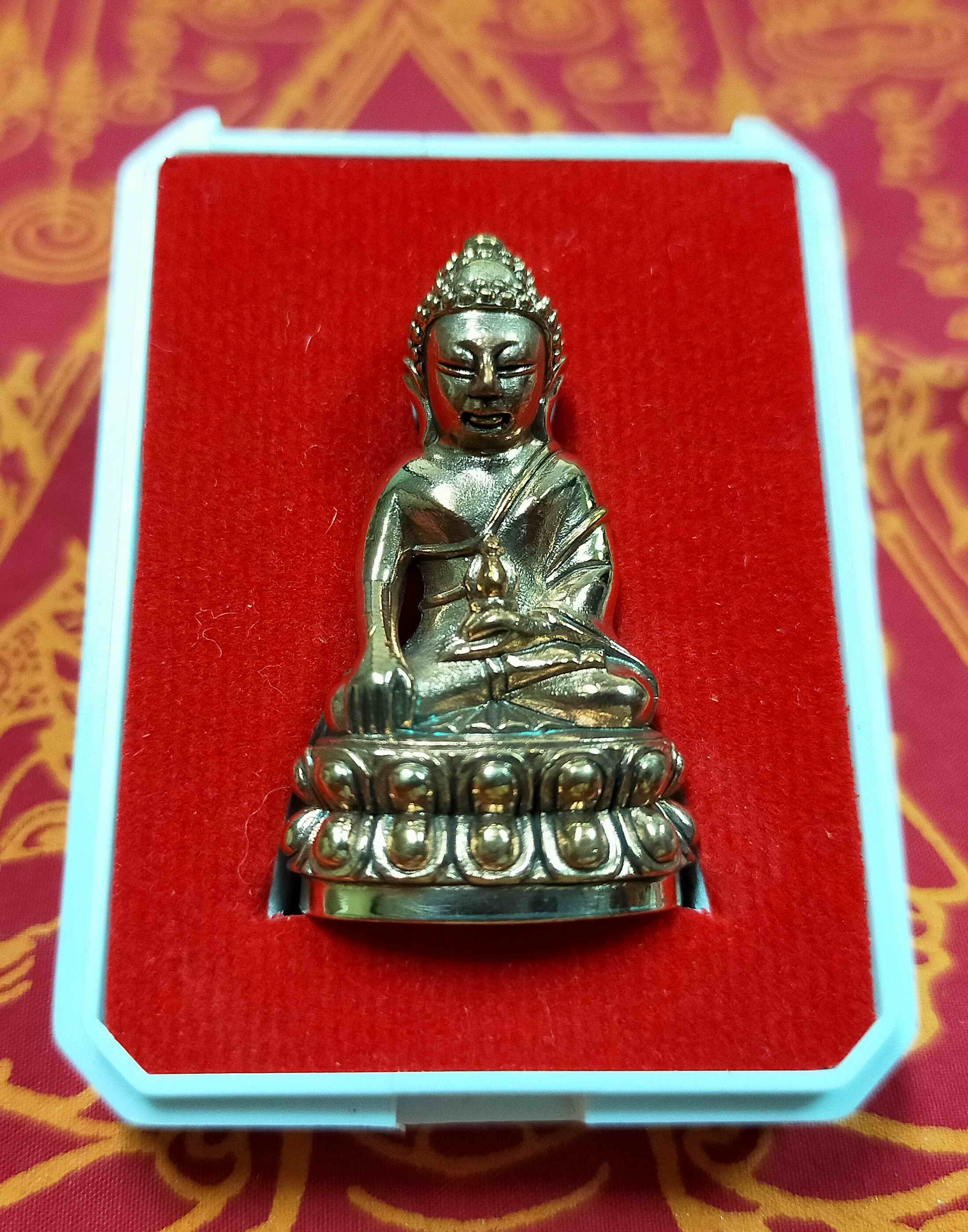 เจ้าคุณชำนาญ อุตตมปัญโญ (พระมงคลวโรปการ) วัดชินวราราม จ.ปทุมธานี พระกริ่งเศรษฐี รุ่น1 ปี2560 เนื้อสัตตะโลหะ พระแท้ วัตถุมงคลดี โดย sukpra (ศุขพระ)
