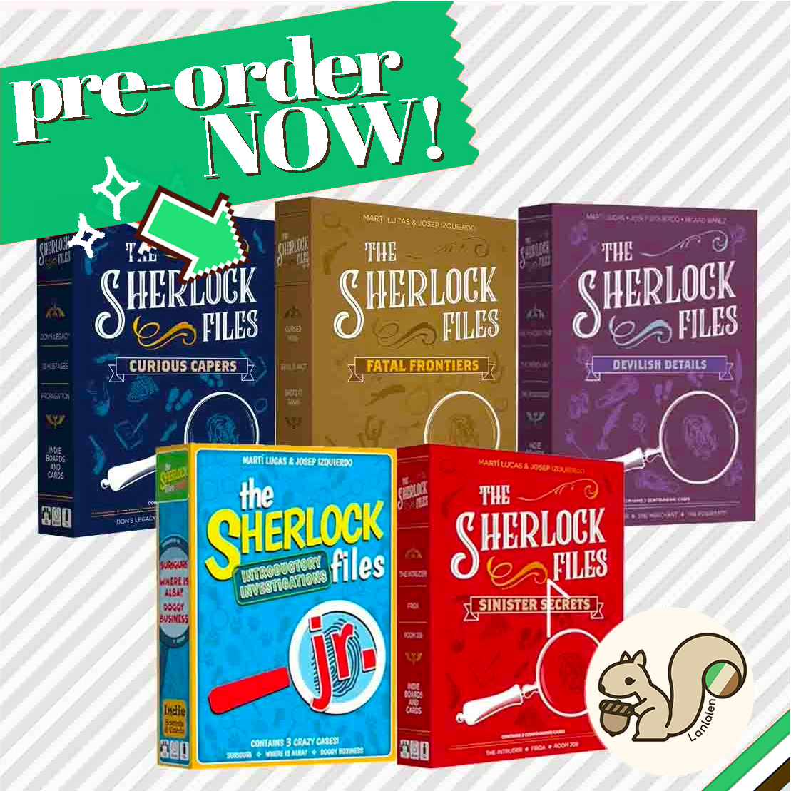 Sherlock Files: Curious Capers / Devilish Details / Fatal frontier / Sinister Secrets / jr. Introductory Investigations [Pre-Order]
