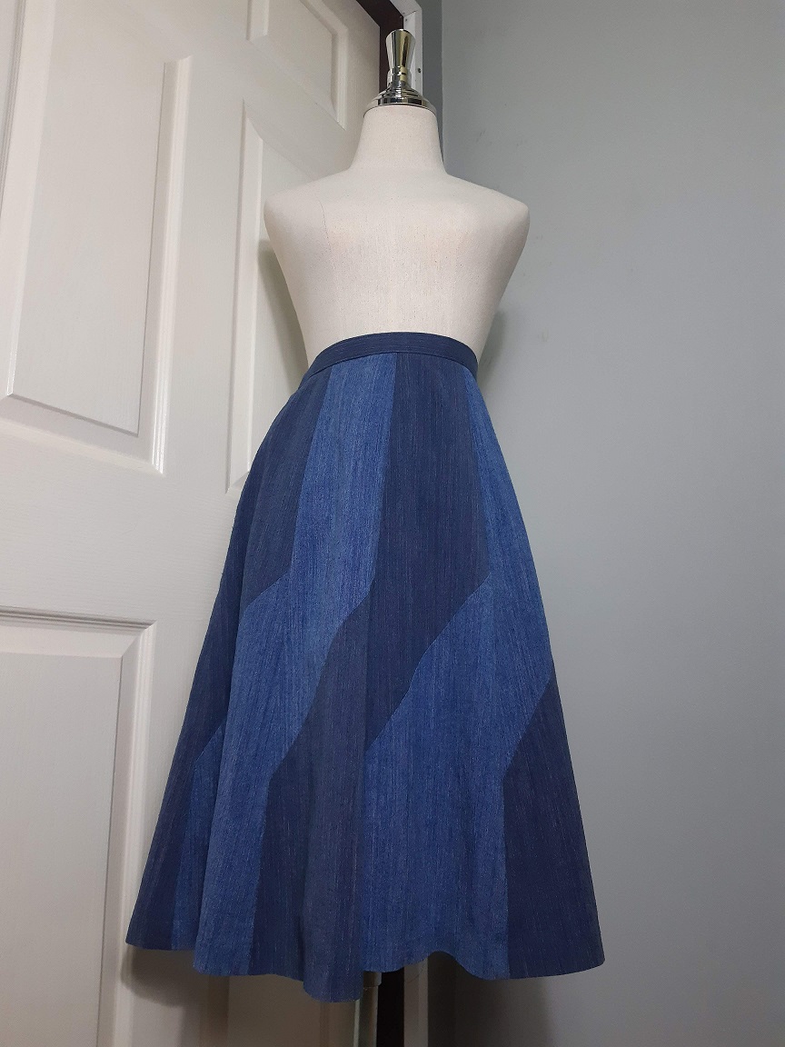 กระโปรงยีนส์วินเทจ