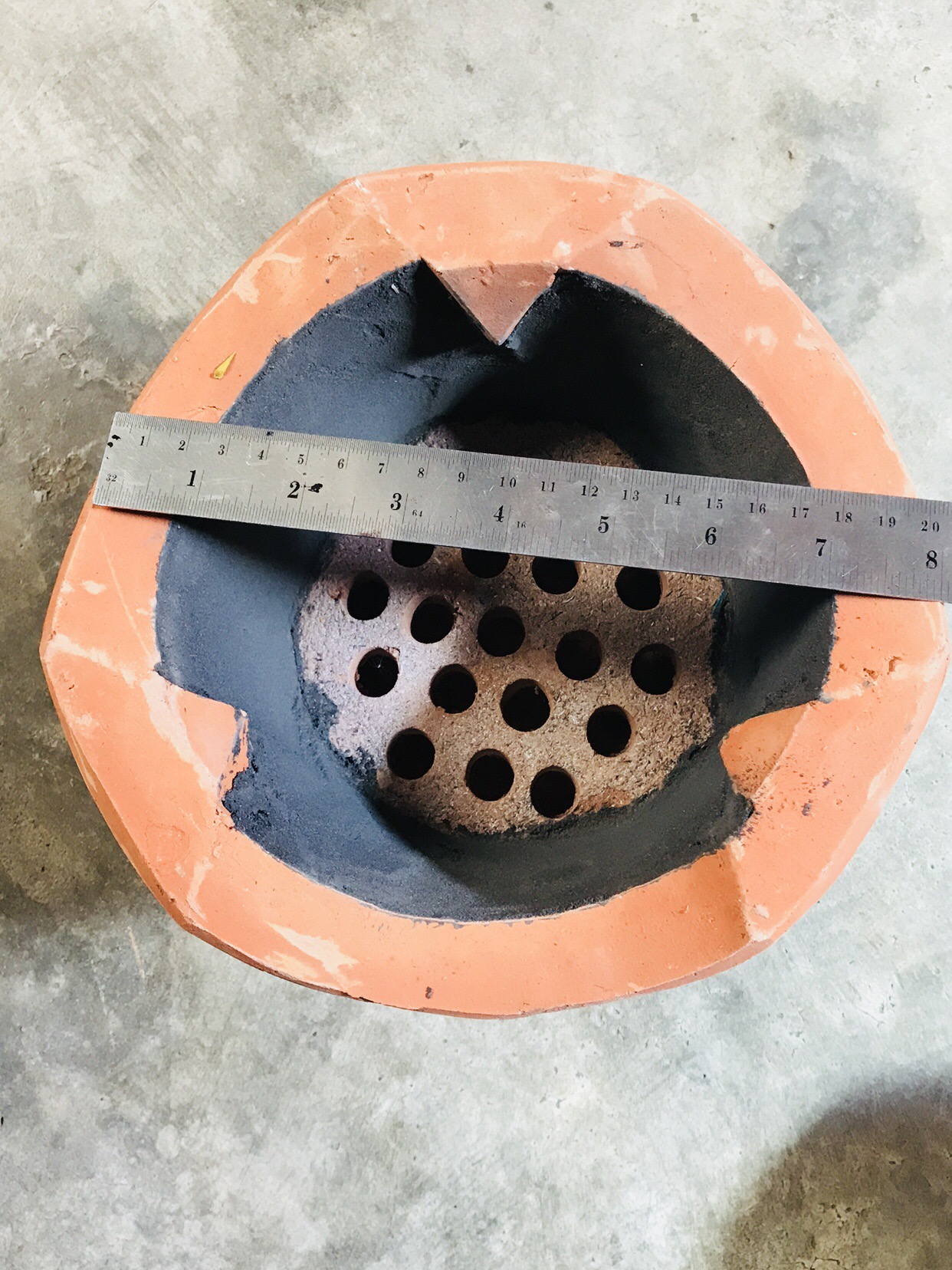 เตาแดงเดี่ยว8"