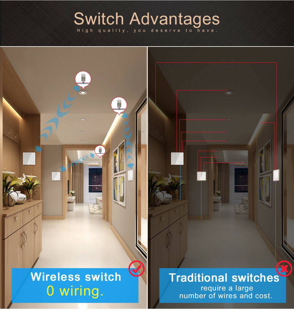 Wireless Switch สวิตช์ไร้สายอัจฉริยะ