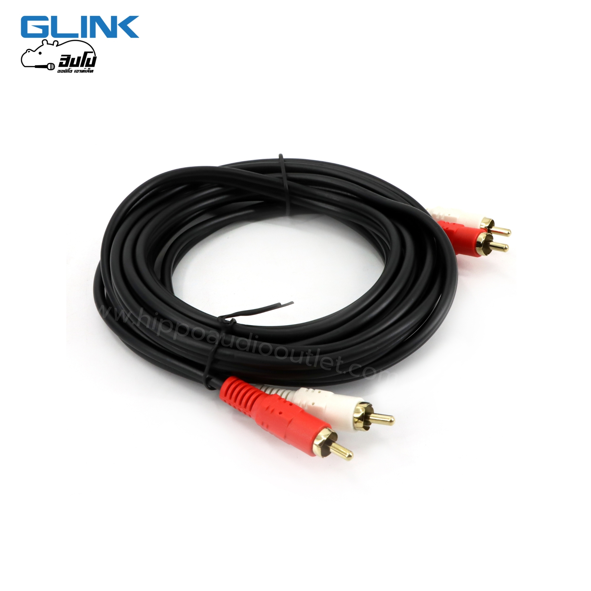 สาย RCA 4 หัวใส 3 เมตร GLDC002 (SP1)