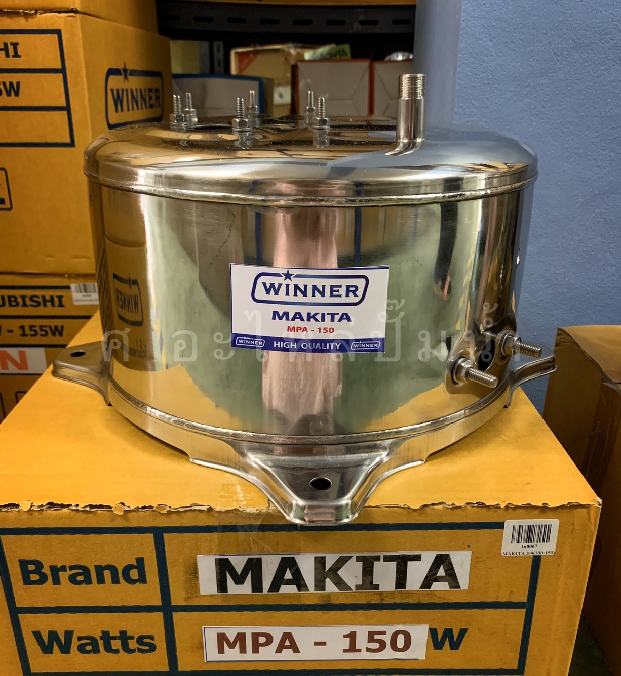 ถังปั๊มน้ำสแตนเลส Winner ใช้สำหรับปั๊มน้ำ MAKITA รุ่น 100,150