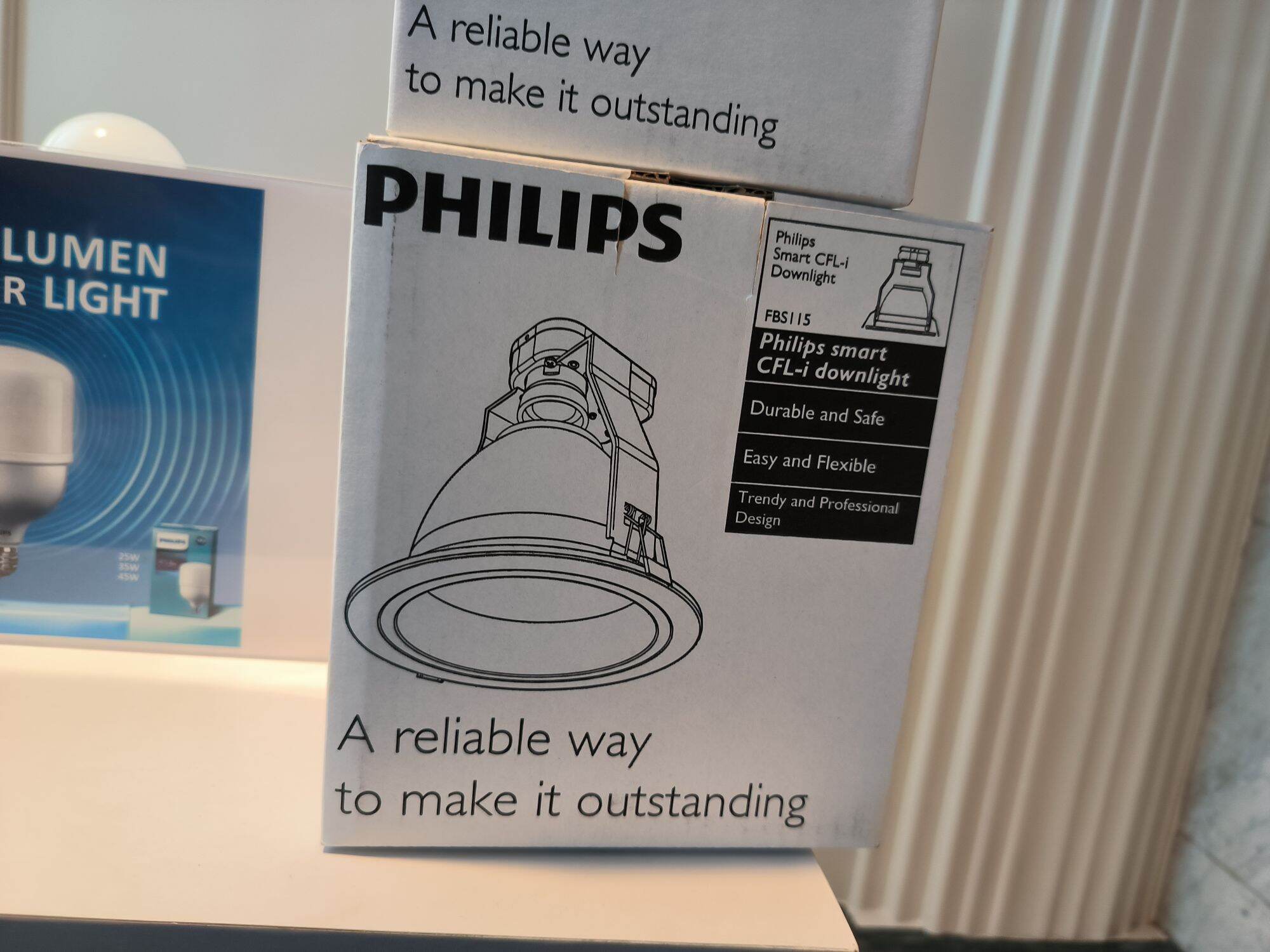โคมดาวไลท์ FBS115 ดาวไลท์Philips 5นิ้ว ดาวไลท์ฝั่งฝ้า สีขาว ฟิลลิป์ 1ชุด A1