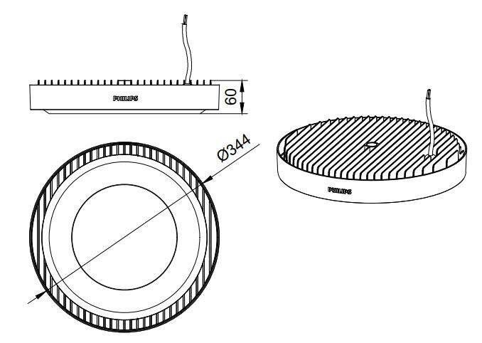 โคมไฟไฮเปย์ Highbay BY239 G4 Philips LED BY239P มีขนาด 60w. 100w 150W 200w พร้อมใบกำกับภาษี