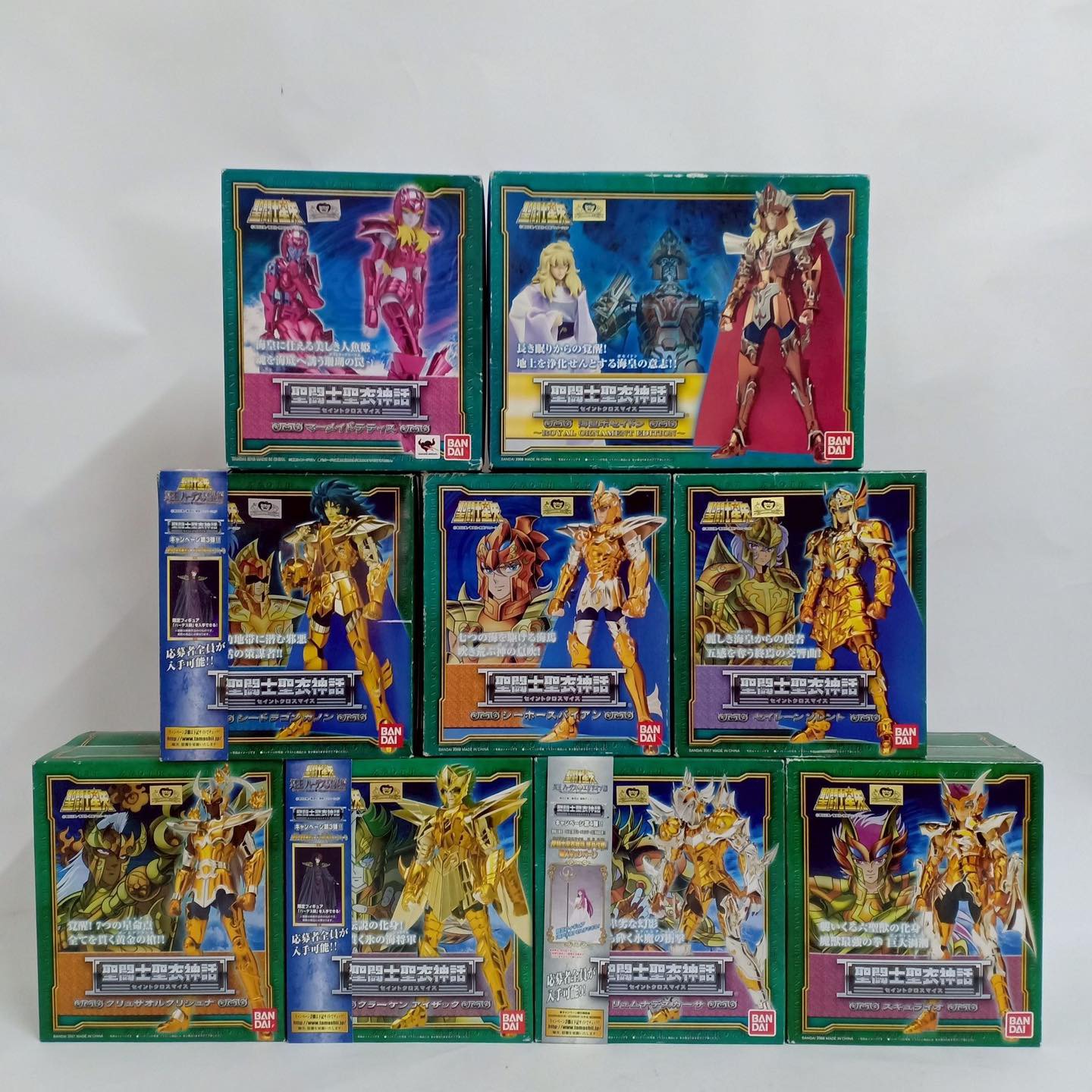 SET Cloth Myth Mariner of 9 มือ 1 = 7 ตัว ALL JAPAN