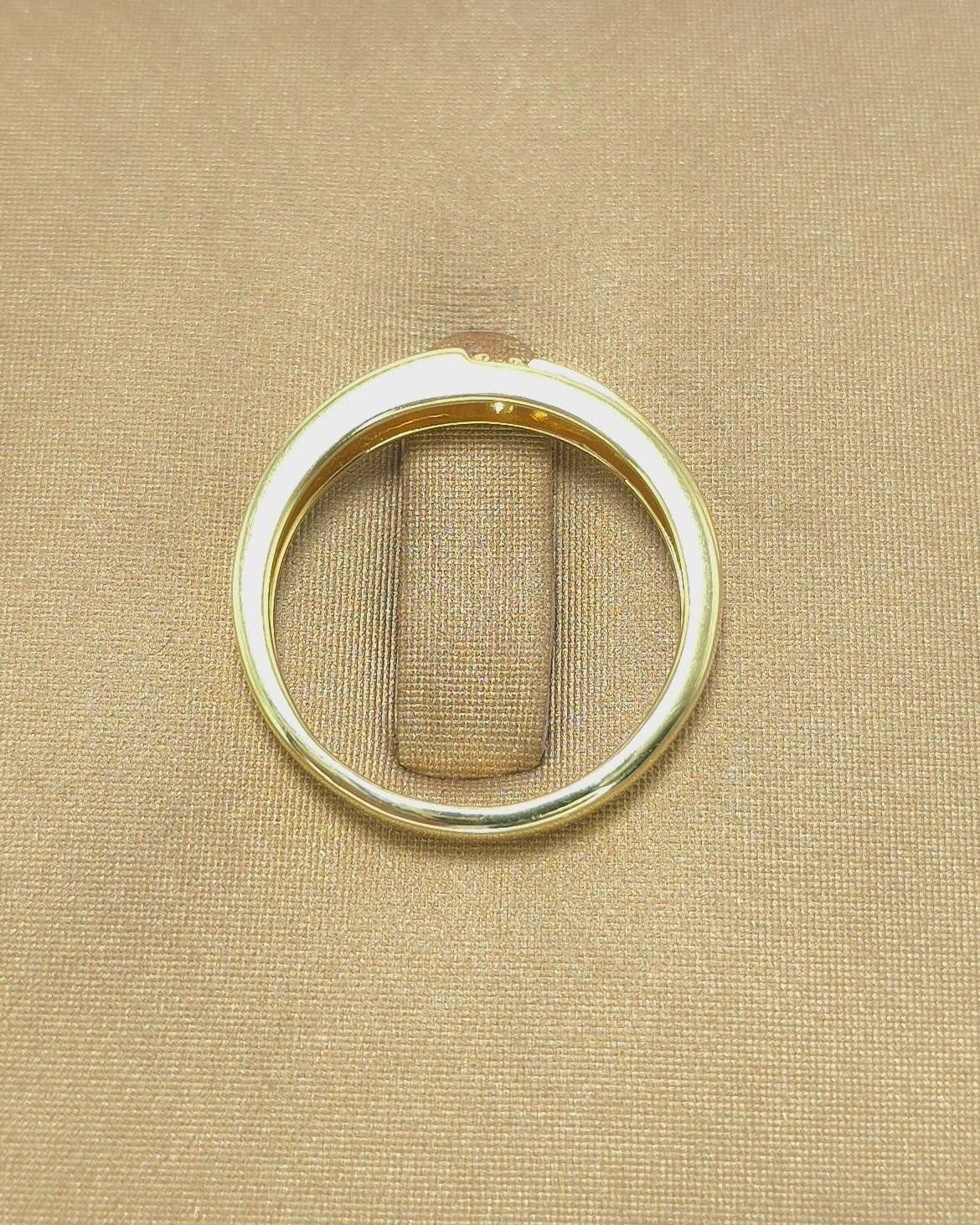 🚫ปิดการขาย(SoIdOut)🚫แหวนทองคำ 18K แบรนด์ Aurora เพชรเกสร 4 ตัง 1 เม็ด น้ำ 97-98 ความสะอาด vvs ไซส์ 55 น้ำหนัก 2.91 กรัม ราคา 6,800.-(Net)