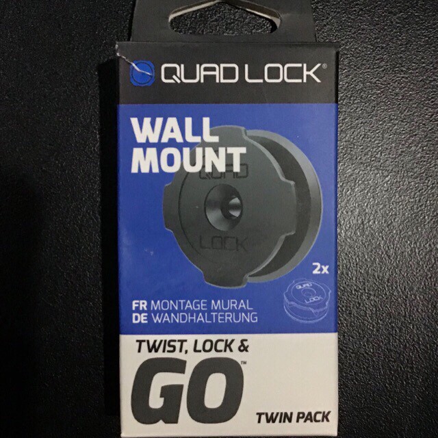 QUAD LOCK Home/Office/Car - Adhesive Wall Mount