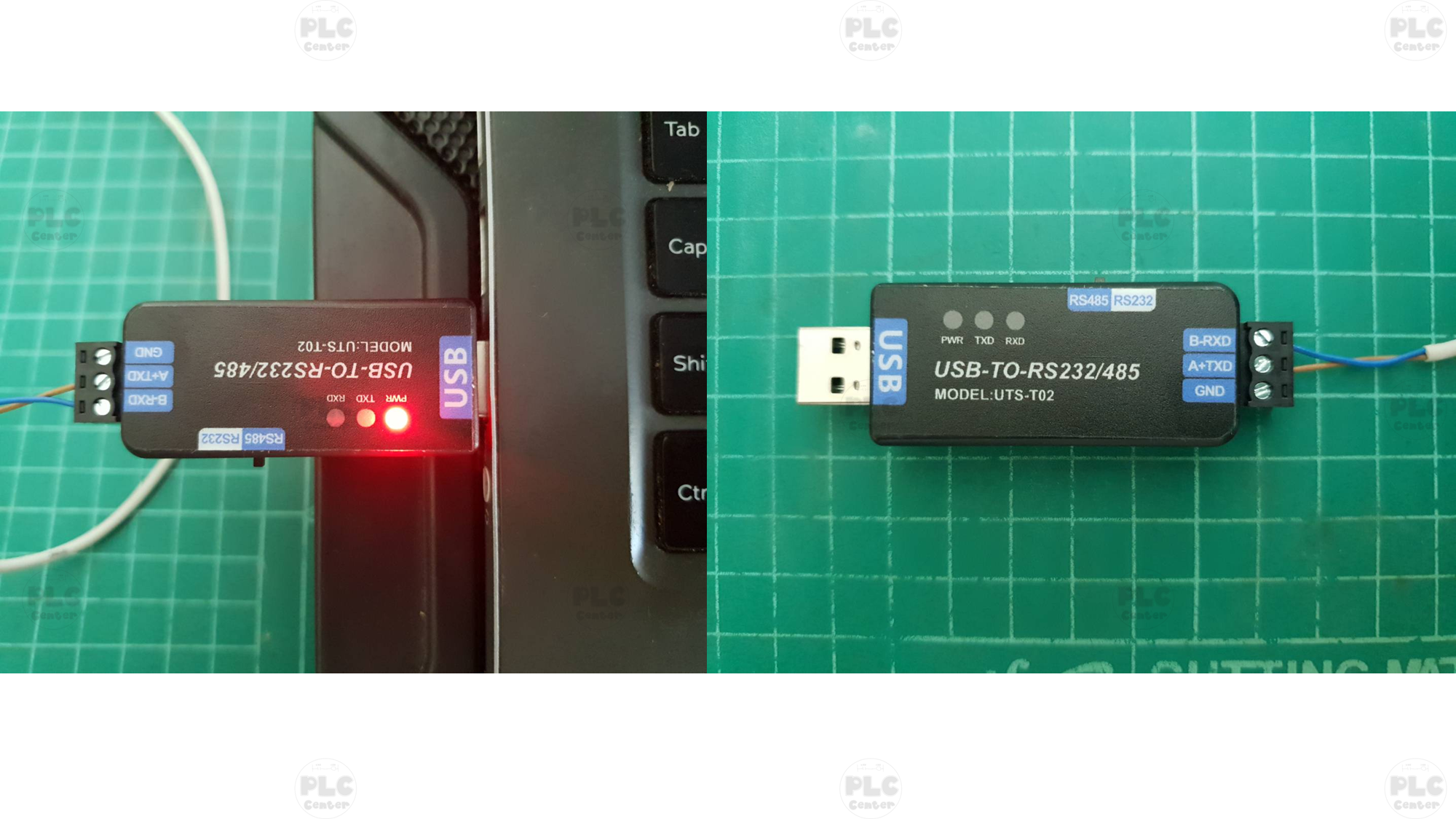 USB Download Program PLC New FX3U CPU ผ่าน Port RS485