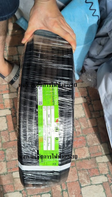 YAZAKI สายไฟกลมดำ VCT 3x6 SQMM. สายไฟ 3x6 ยี่ห้อยาซากิ ม้วนละ 100 เมตร