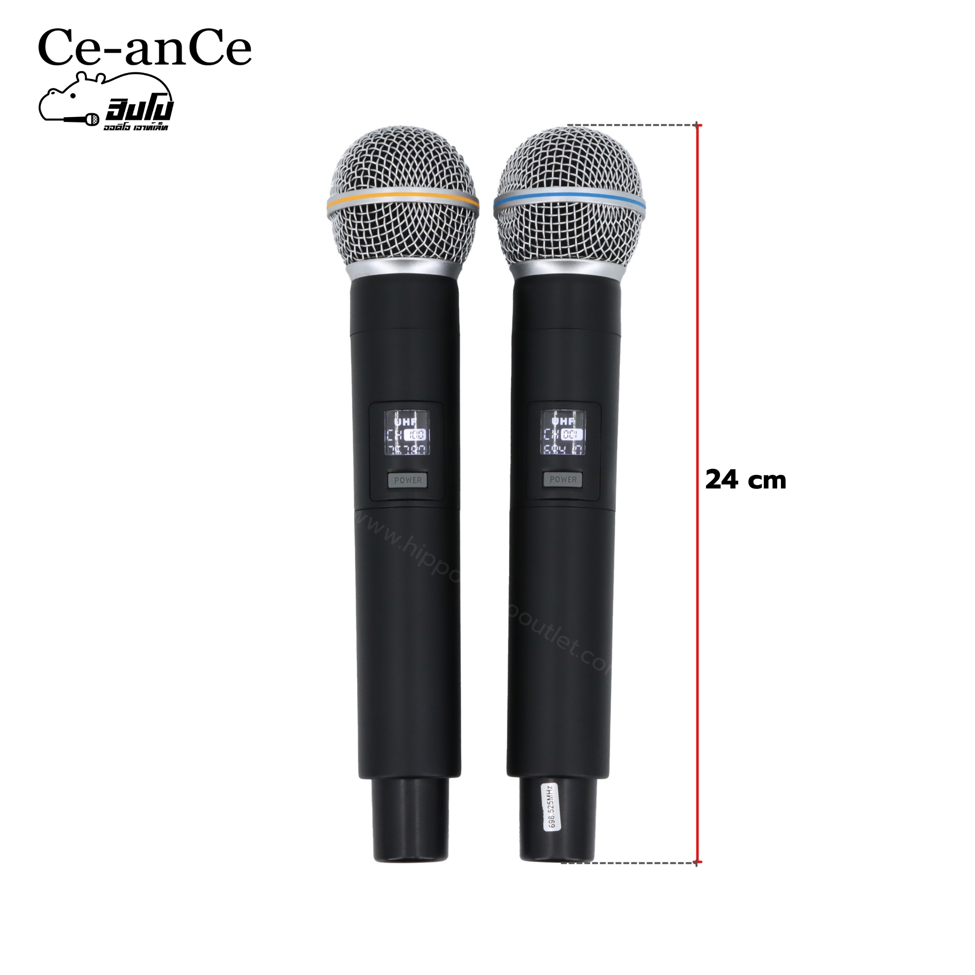 ไมค์ลอยคู่ Ce ance U 789 XLR (HP001-01)
