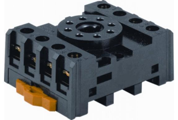SOCKET ขากลม Relay แบบใช้งานได้ทุกยี่ห้อ อุปกรณ์ไฟฟ้า ซีอกเก็ตกลม PYF08E 1 อัน
