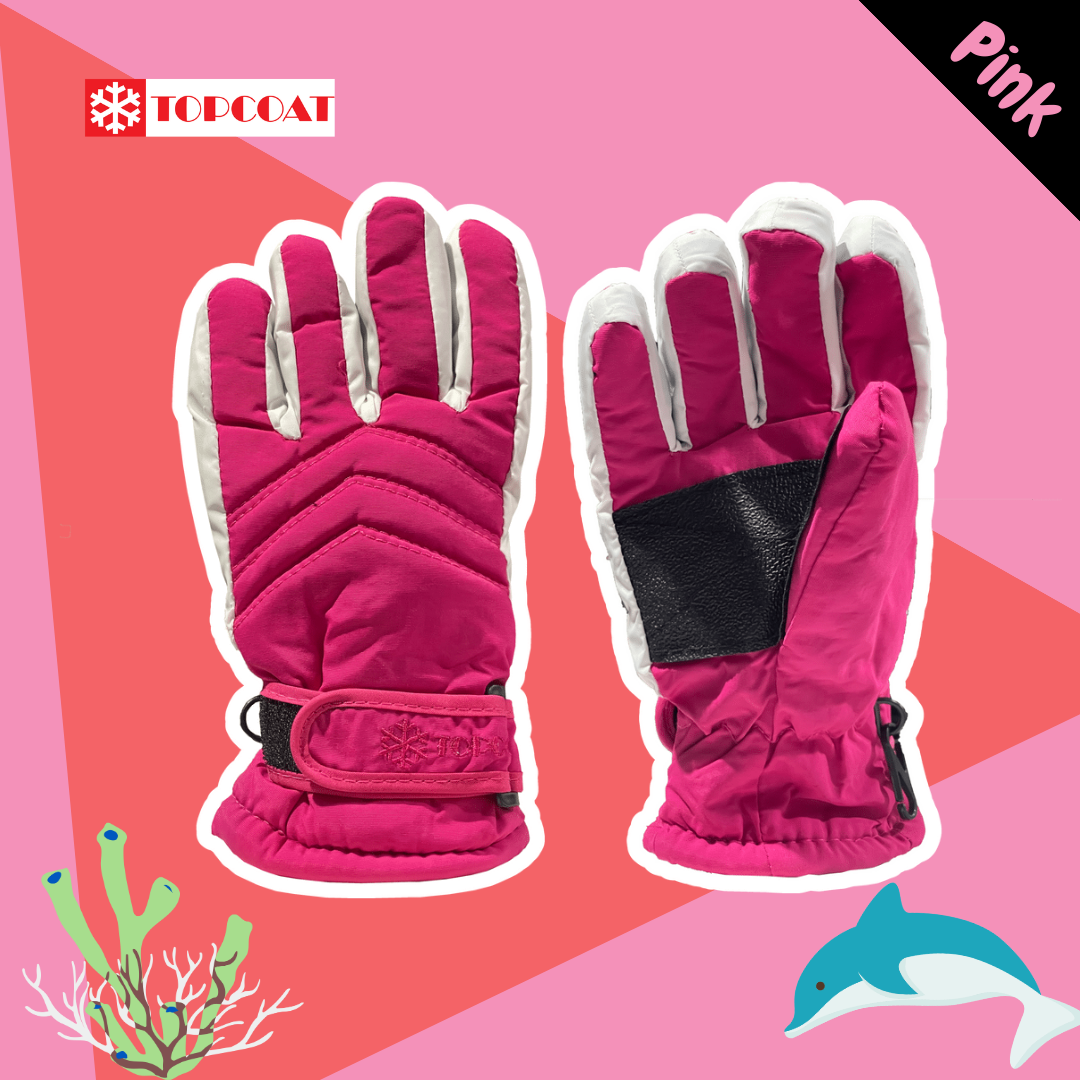 ถุงมือกันหนาวเด็ก กันหิมะ ติดลบได้