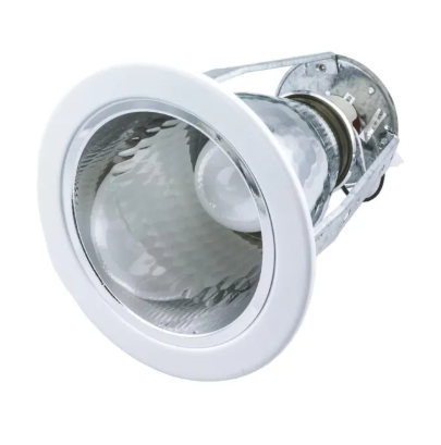 LUMAX โคมดาวน์ไลท์ หน้ากลม 5 นิ้ว โคมไฟดาวไลท์ โคมฝั่งฝ้า สำหรับหลอดไฟ ขั้ว E27
