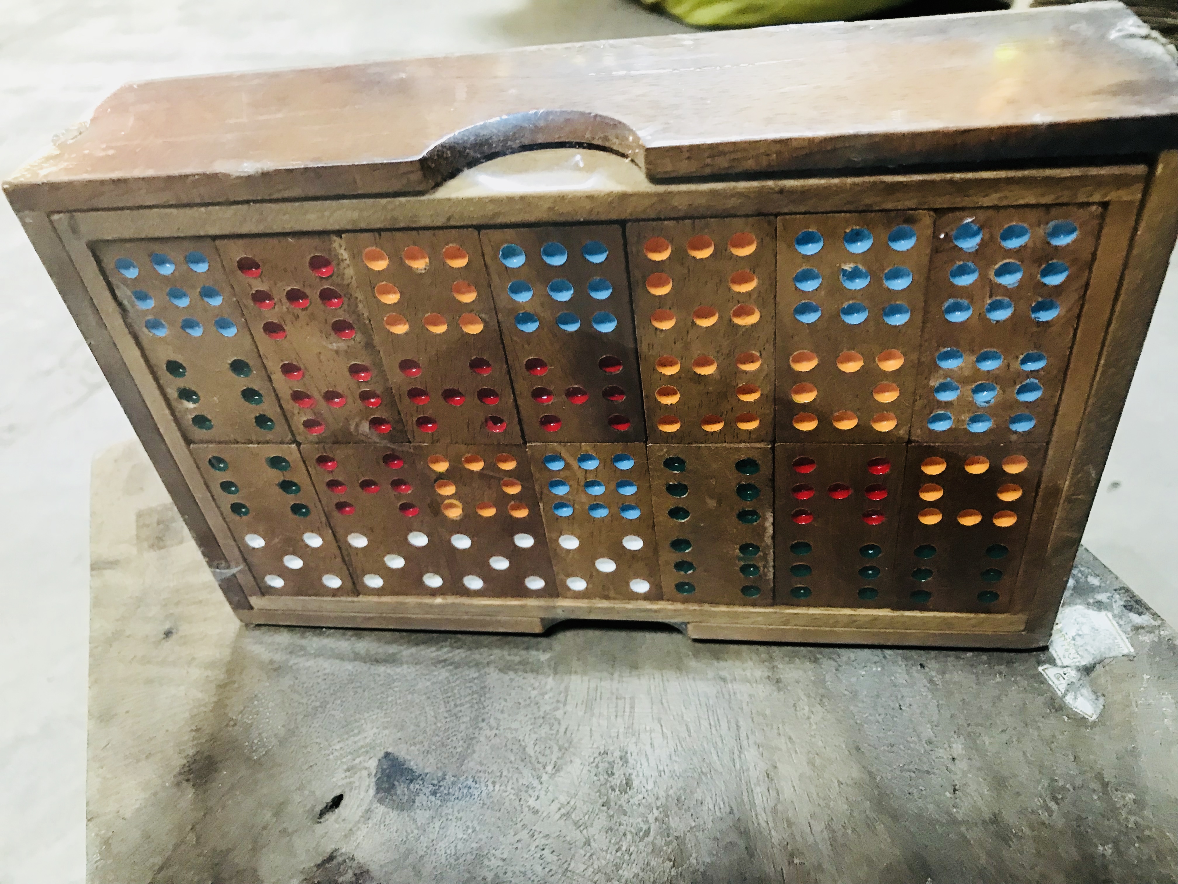 โดมิโน่ไม้สักใหญ่8”