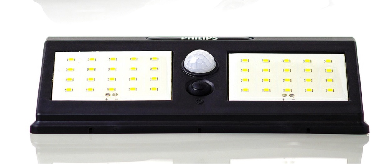 Philips ไฟติดผนังโซล่าเซลล 10W รุ่น BWS010 ฟิลลิป Essential SmartBright SolarWall Light ไฟติดผนังเอนกประสงค์พร้อมแผงโซลาร์