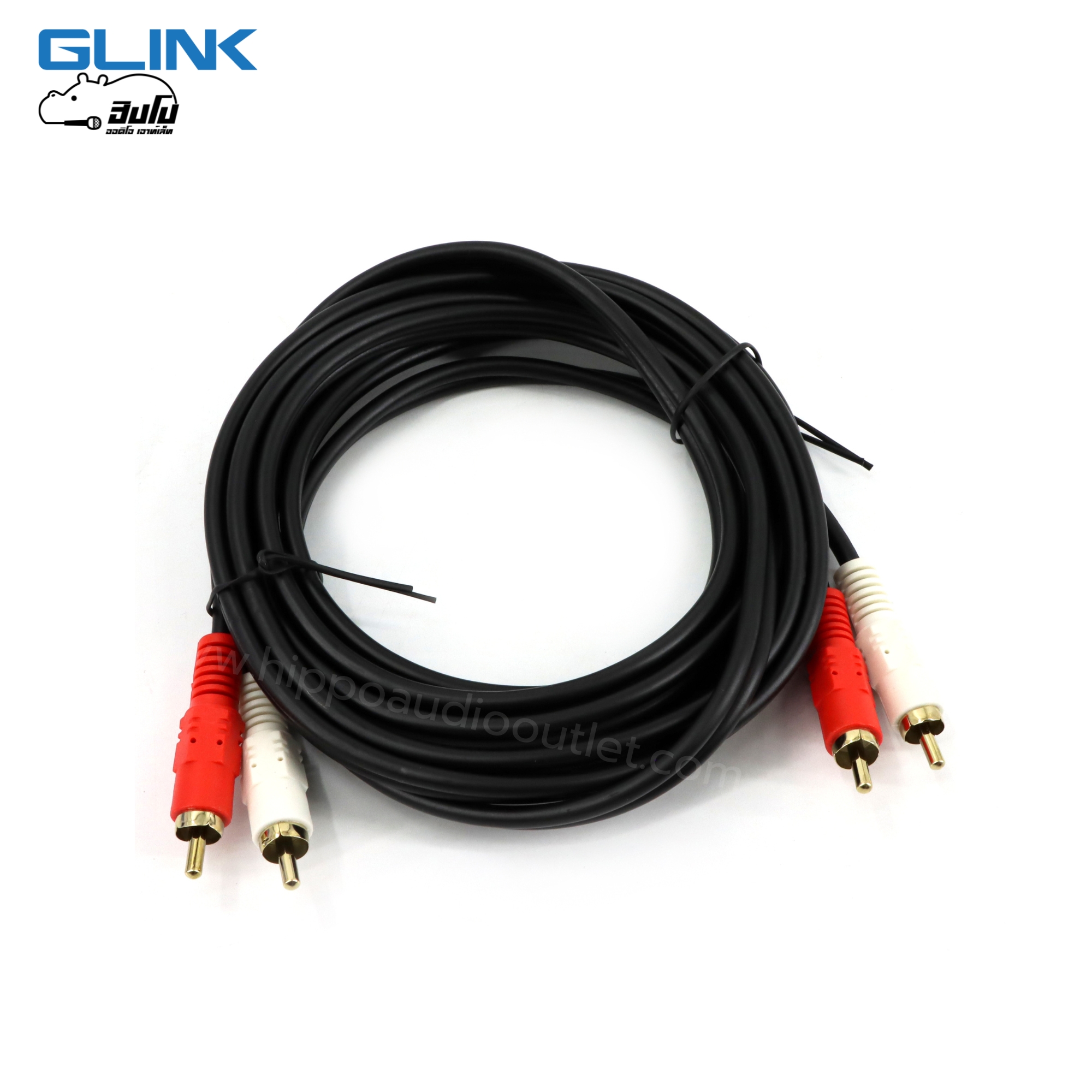 สาย RCA 4 หัวใส 3 เมตร GLDC002 (SP1)